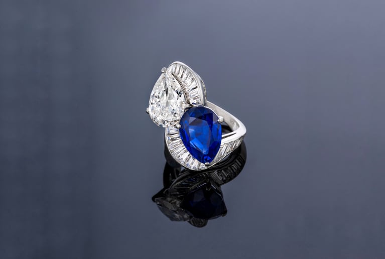 An Important Kashmir Sapphire Ring by Bulgari