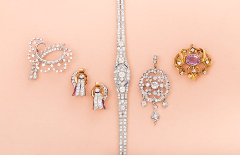Jewelry Through the Eras: Antique & Vintage Pieces in the June 16th Auction